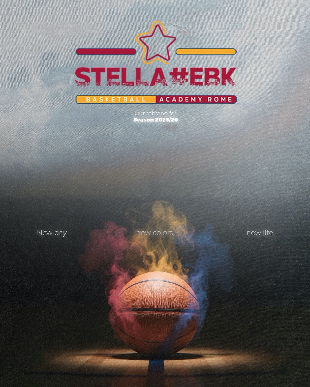 Stella EBK cambia i colori sociali: sono gli stessi della storica Virtus Roma