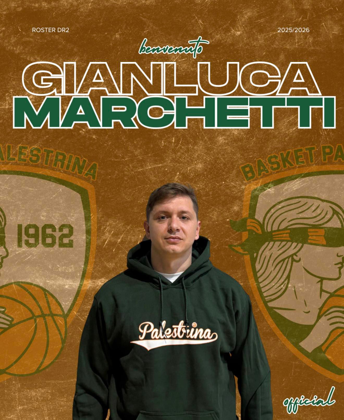 Basket Palestrina annuncia Gianluca Marchetti