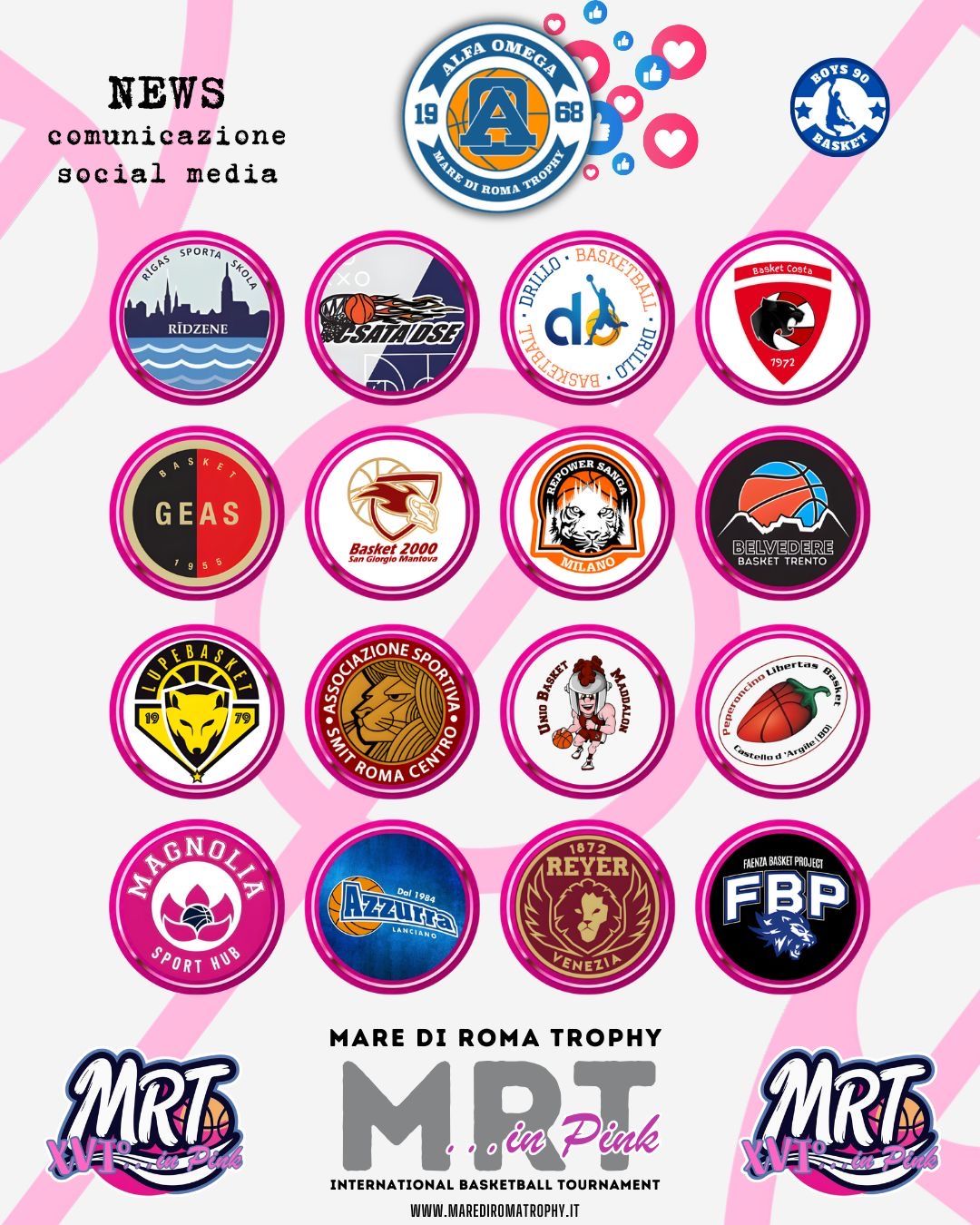 MARE DI ROMA TROPHY..inpink U15F..meno due settimane!
