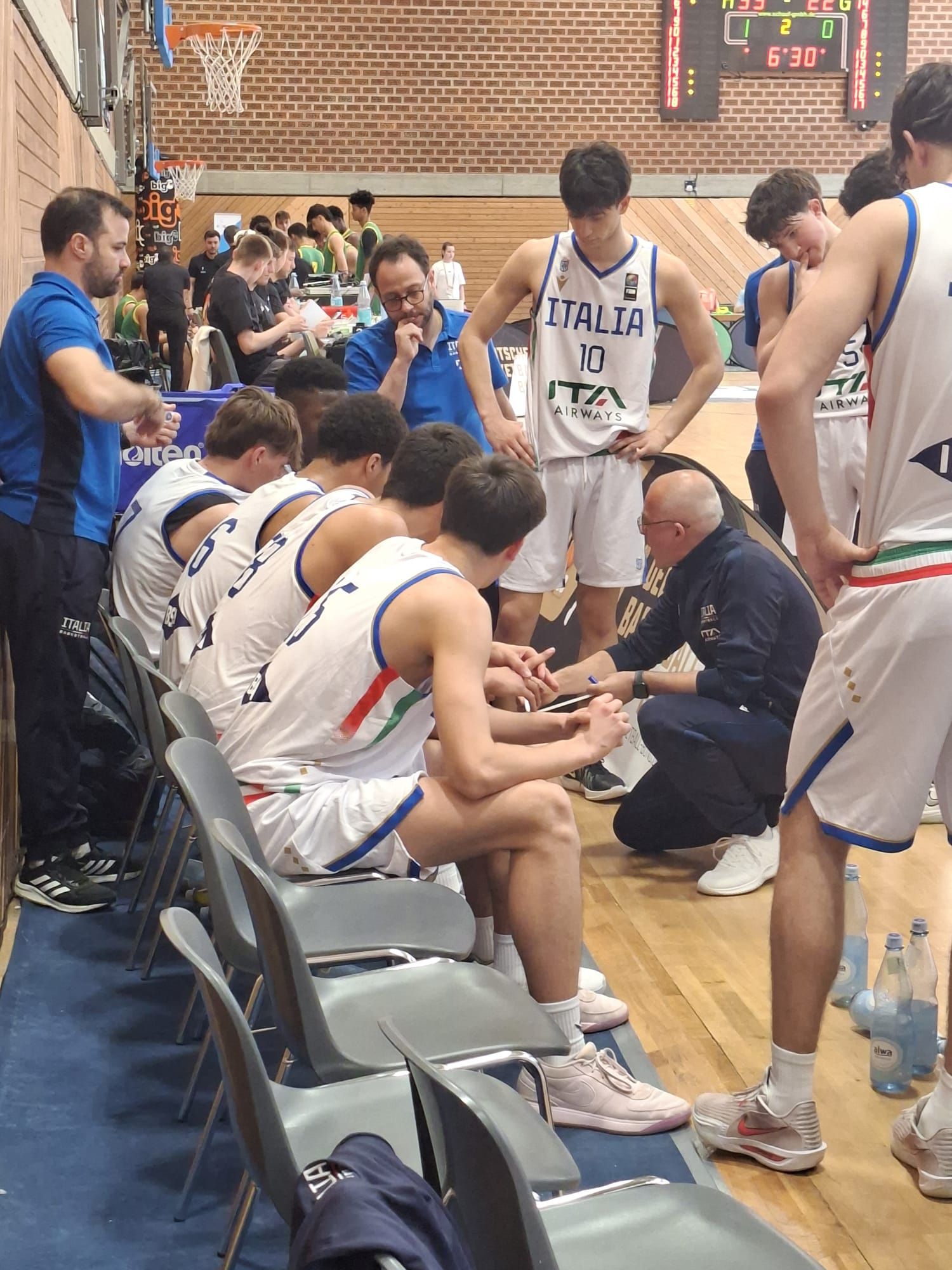 Naz. U18 Italia sconfitta all'overtime dal Brasile