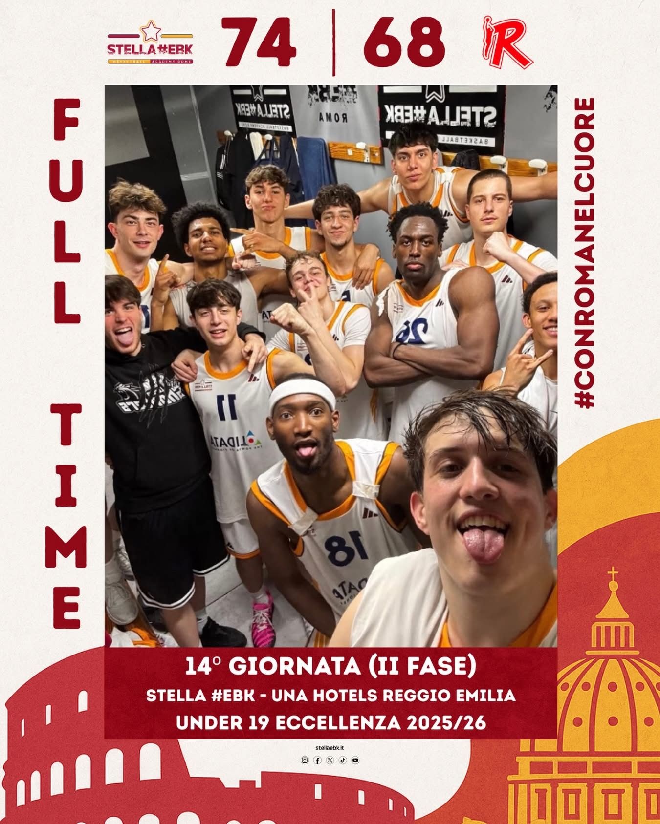 La Stella EBK fa suo l'anticipo e vola alle Finali Nazionali