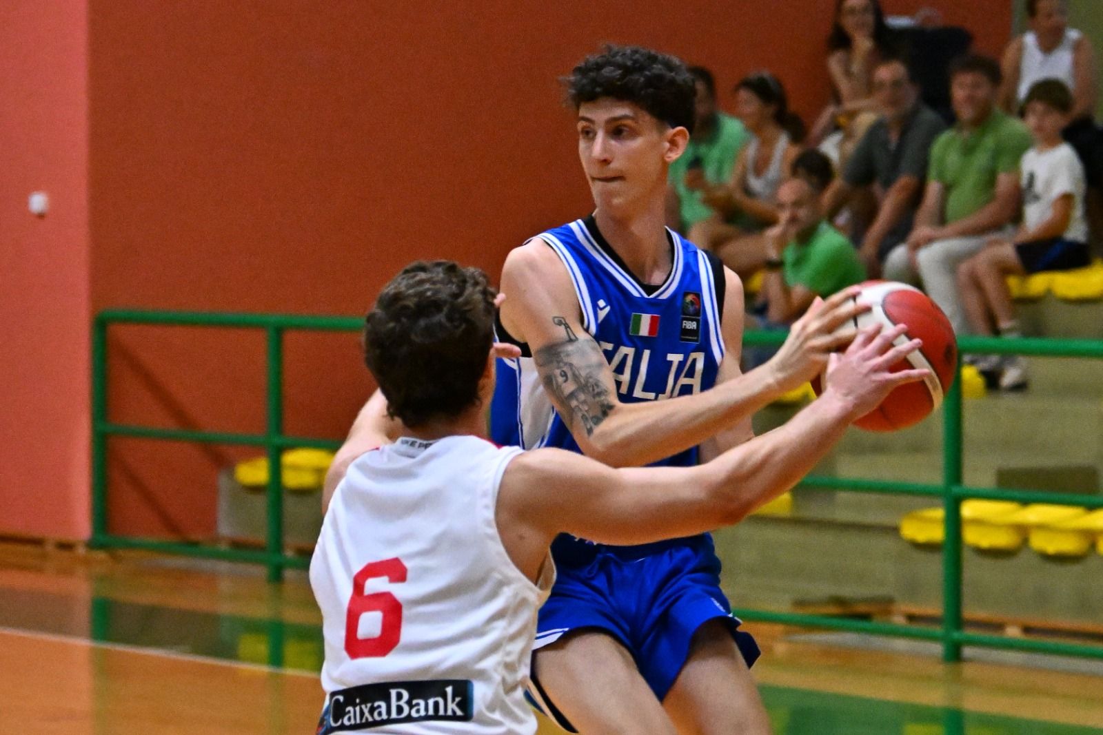Naz. U20 Torneo di Domegge Italia-Spagna 79-73 (Accorsi 21)
