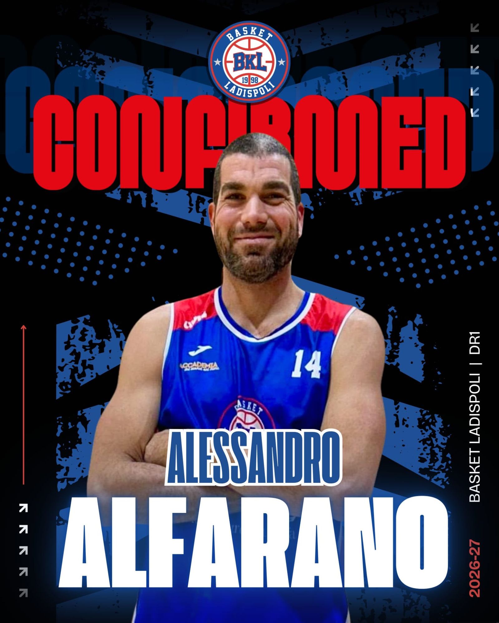 BKL Ladispoli: confermato Alessandro Alfarano