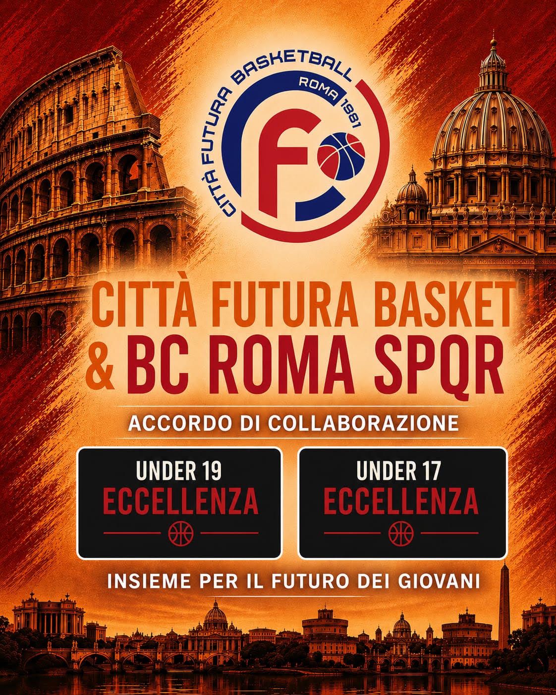Il Città Futura annuncia la collaborazione con BC Roma SPQR