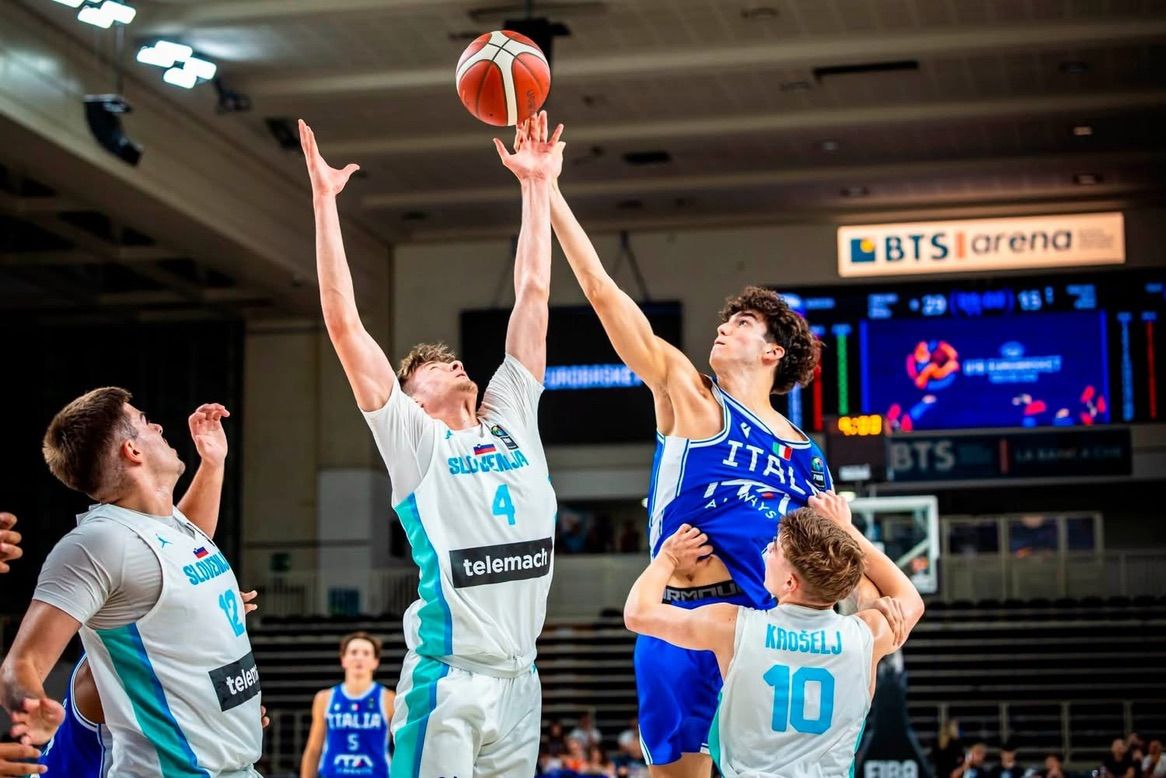 Europeo U18 La Slovenia domina la finale, Azzurri d’argento