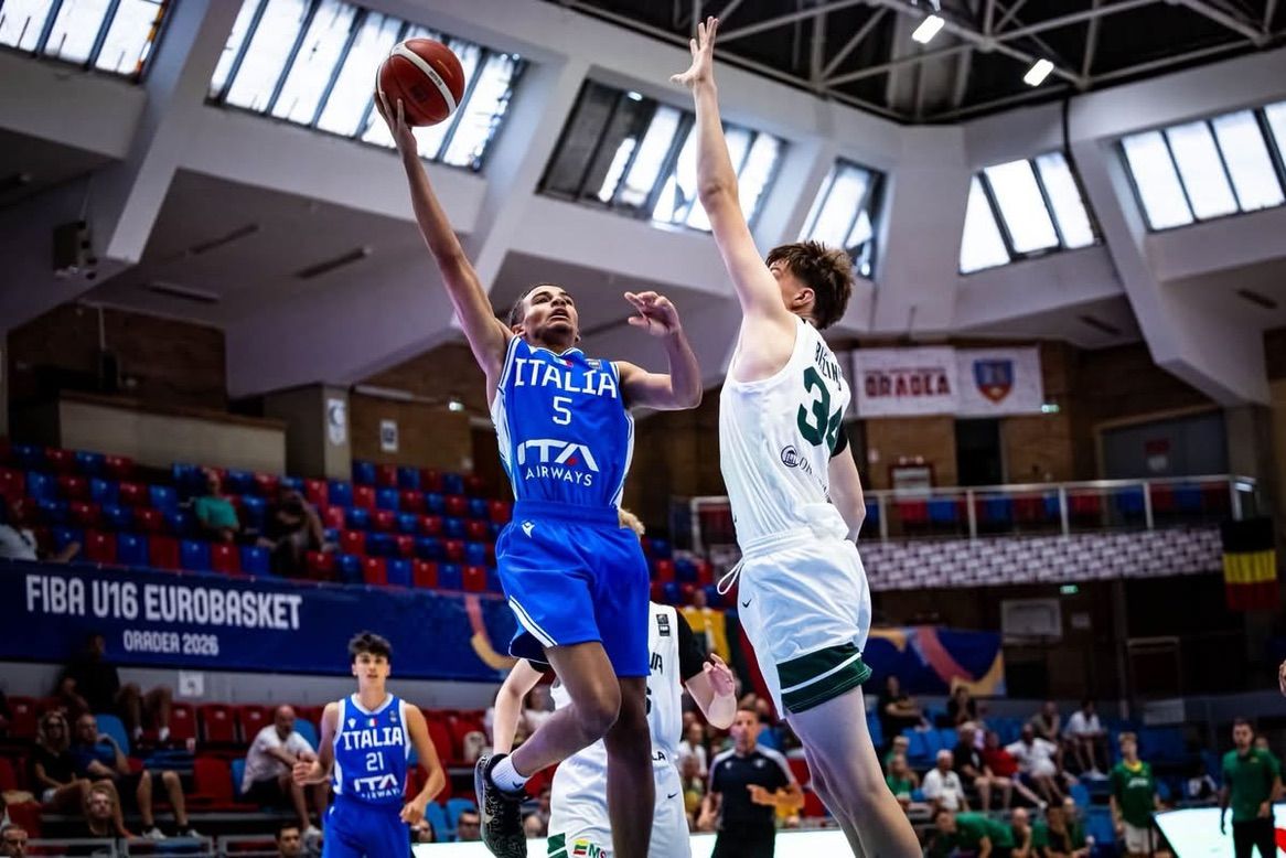 Europeo U16 L’Italia cede alla Lituania nella ripresa