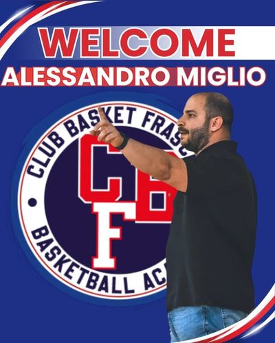 Alessandro Miglio nuovo allenatore del Club Bk Frascati
