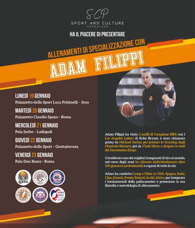 Mini Tour di Adam Filippi nel Lazio