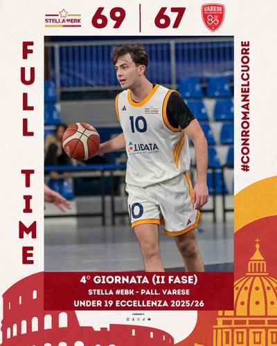 Stella EBK al cardiopalma: vittoria all'overtime contro Varese