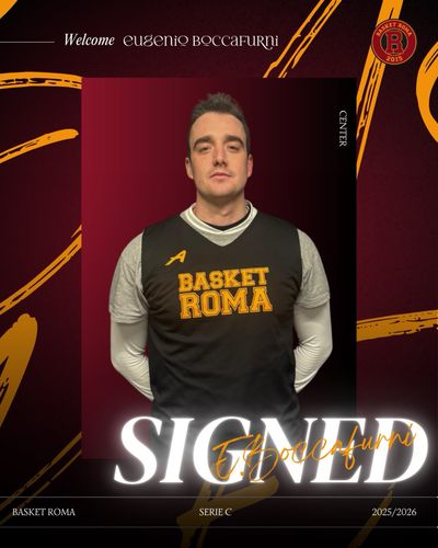 Il Basket Roma firma Eugenio Boccafurni
