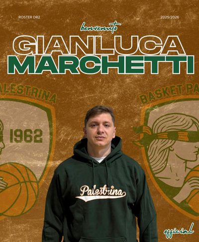 Basket Palestrina annuncia Gianluca Marchetti