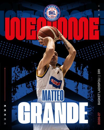 Colpo BKL Ladispoli: arriva Matteo Grande!