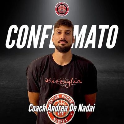 Andrea De Nadai confermato nello staff tecnico della Virtus Pomezia