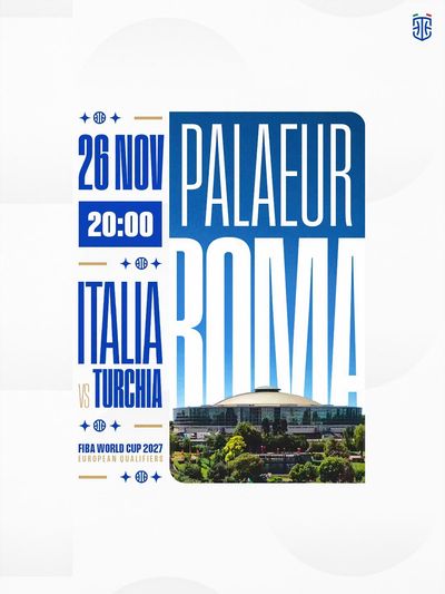 La Nazionale Maschile torna a Roma!